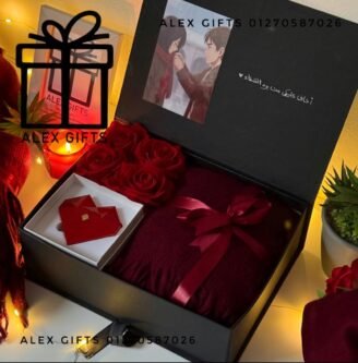 بوكس الوشاح الأحمر VIP 🧣✨