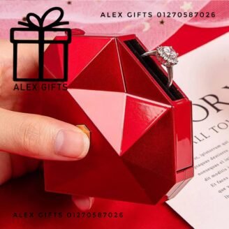 علبة خاتم قلب ♥️✨