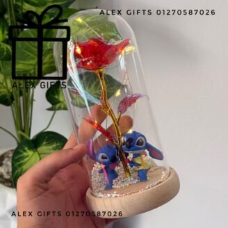 بلورة وردة ستيتش ♥️💙